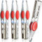 4 Pièces Brucelles à Sourcils avec Lumière Pince à Épiler LED Pince à Épiler de Lumière Pince à Épiler LED à Pointe Inclinée Pince à Épiler Acier Inoxydable Outil de Démaquillage pour Femmes Hommes