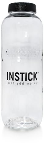 INSTICK | Trinkflasche BPA-frei aus Tritan Kavodrink mit auslaufsicherem Verschluss | Fassungsvermögen 0,75 L mit Skala als Dosierhilfe
