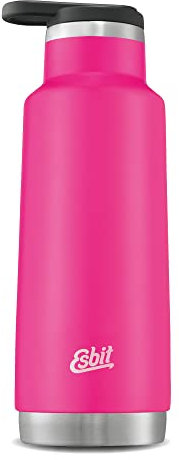 Esbit Isolierflasche Pictor - Edelstahl Thermoflasche 550 ml in Pink - mit Loop Verschluss
