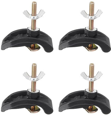 Ncheli 4 Stücke Pressplatte Niederhalten Klemmen Für Holzbearbeitungstisch,CNC Fräsen Graviermaschinenteile