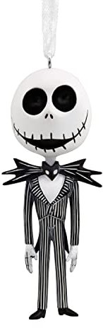Hallmark Disney Tim Burton's The Nightmare Before Christmas Jack Skellington Weihnachtsschmuck, Harz, 3,5 x 9,1 x 3,2 cm
