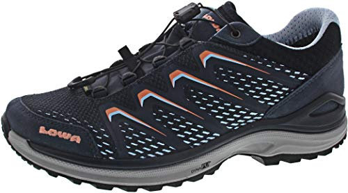Lowa Damen Multifunktionsschuh Maddox GTX LO 320609 stahlblau/lachs 40