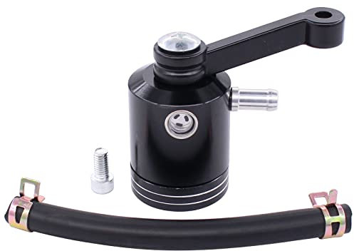 Doo Engy Universal Motorrad Bremskupplung Hauptbremszylinder Bremsflüssigkeitsbehälter Öltank Ölbehälter Satz mit Gummirohr Klemmen und Schraube vorne hinten für alle Motorradmodelle