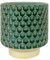 Nordring Pot de fleur Goldy - Pots de Fleurs décoratifs Couleur pour intérieur Style rétro créatif M (12,5 cm ø), vert, Céramique