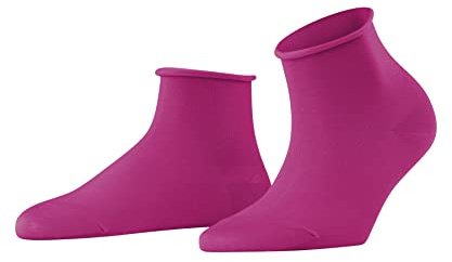 FALKE Women's Cotton Touch W Sso Thin Plain Socks 1 Pair, Red Berry 8390, 2.5-5