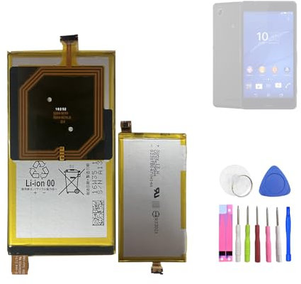 HIGHAKKU Ersatzakku Batterie LIS1561ERPC kompatibel mit So-ny X-Peria Z3 Compact Mobile with Tools