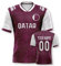 Qatar Personalisiertes Weltmeisterschaft Fussball Trikot mit Ihrem Namen und Nummer für Herren Damen Kinder Casual Sport Fan T-Shirt Trikot Geschenk Lila