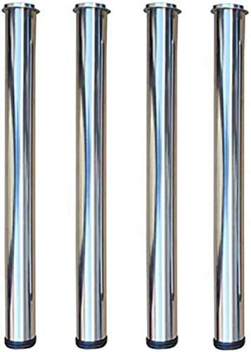Pieds De Table Pieds De Table Basse En Verre, Pieds De Table En Verre, Pieds De Table Basse, Supports, Barres De Support, Pieds De Meubles Avec Gâteau En Aluminium, Quatre Pieds,65cm,Remarkable88