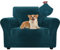 Ystyle Copridivano Velluto, Universale Copripoltrona 1 Posto Con Braccioli, Elasticizzato Sofa Cover Antigraffio Gatto, Copridivani Antimacchia Lavabile Antiscivolo Per Cani, Verde Scuro