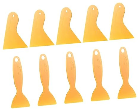 Angoily 10pcs Glue Makrolon DIY Tools Trowel Mastic Applicator Precision Scraping Comfortable Handling