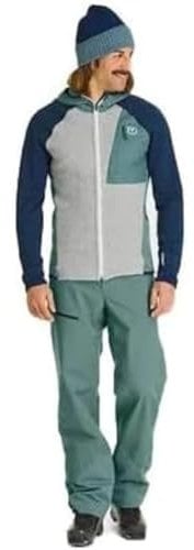ORTOVOX 87240-88201 Fleece Gp Classic Knit Hoody W Sweatshirt Herren Arctic Grey Größe L