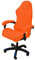 OQHAIR Ergonómico Cubre sillas Gaming Jacquard elástico Cubre sillas Gaming Antideslizante a Prueba de Polvo con 2 Fundas para reposabrazos con Cremallera -Naranja