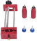 Woodworking Tenoning Safety Clamp Aluminum Alloy, Durable Corrosion Resistant Manual Pusher Guide Clamp for Router Table Saw, Table Saw Guide Clamp for Bench Saws Planer Tables Band
