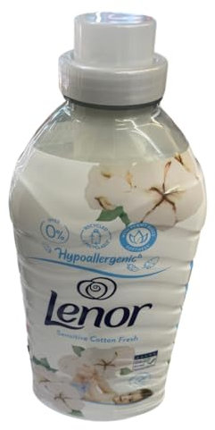 Lenor Weichspüler - Hypoallegenic - Sensitive Cotton Fresh - 1.2 Liter - 48 Waschgänge