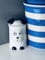 LUNA'S PAW BITS Treats Jar: Dog treats jar, ceramic storage jar, treat storage for pets, cute novelty cookie jar, pet food container, dog treat canister, kitchen accessories for pet food.