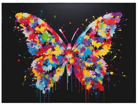 Manta de franela de mariposa tintada, ligera, acogedora y suave, de 60 x 50 pulgadas, para dormitorio, sala de estar, sofá