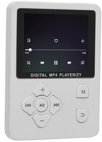Lecteur MP3 avec Bluetooth 5.0, Lecteur de Musique Portable HiFi sans Perte, Lecteur MP3 avec Emplacement pour Carte SD avec Enregistreur Vocal Radio, Livre électronique pour Le