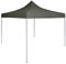 Xichuzi Profi-Partyzelt Faltbar, Festzelt, Pavillion, Bierzelt, Garten Party Zelt, Gartenzelt, Grillpavillon, 2×2 m Stahl Anthrazit