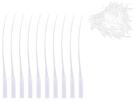 120 PCS Plastic Extender Applicator, Glue Spreader Micro Tips Pipette Dropper, for Lab Dispensing Adhesive Dispensers Crafting, White