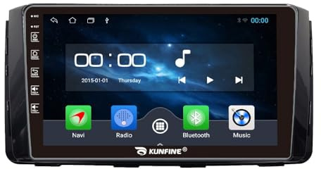 Car CarPlay Android Auto Navigation Stereoanlage GPS Radio Rückfahrkamera Display 9 IPS Touchscreen Haupteinheit Tablet Pad Media Player für Hyundai H350 Solati 2016-2021 UV Black, Quad Core 2G+64G