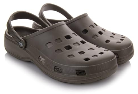 LEMIGO Leichte Gartenclogs für Damen und Herren Eva Clogs Gartenschuhe Pantoletten Sommer, G. 36-47 EU, Lemigoose (Olivgrün, 47)