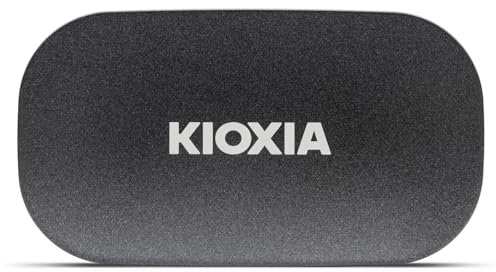 KIOXIA EXCERIA PLUS G2 Portable SSD – 512G External Drive, USB 3.2 Gen 2, up to 1050MB/s Read & 1000MB/s Write – Compatible with Windows, macOS, iOS, Android, PS5, Xbox Series X/S (LXD20K500TG8)