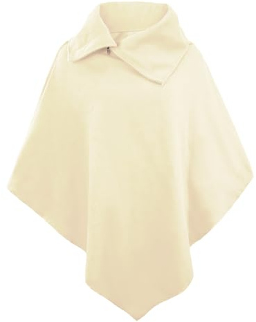Poncho Damen Winter Herbst Elegant Klassisch Einfarbig Stretch Cape Ärmellos Charmant Locker Unregelmäßig Schal Young Fashion Top