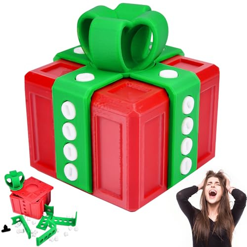 Nervige Geschenk Box, 3D-Gedruckte Geschenkbox mit Twist-Aufbewahrung und sortierten Farben Annoying Gift Box, Neuartige Geschenkbox für Ostern, Valentinstag, Geburtstage