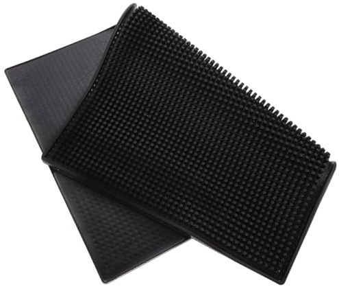 ERINGOGO rutschfeste PVC Bar Theken Pad Matte 30X60cm Hitzebeständig Verschleißfest Frostbeständig Abtropfkissen für Gläser und Arbeitsplatten