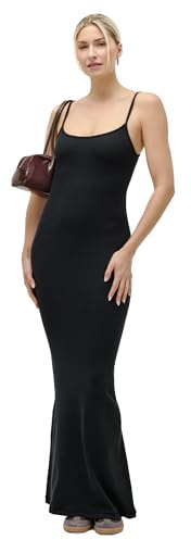 LeGer Corin Dress - Maxikleid Damen aus Rippstrick - körpernahe Passform - Kleid mit Spaghettiträgern - Mode für Damen - by Lena Gercke - Gr. 34-44