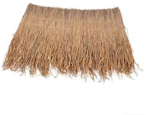 Yardenfun Rollo de Techo de Paja Natural para palapa Exterior - Techo de Paja Mexicano - Material de Tejido a Mano para pérgola de jardín o pabellón de Fiestas