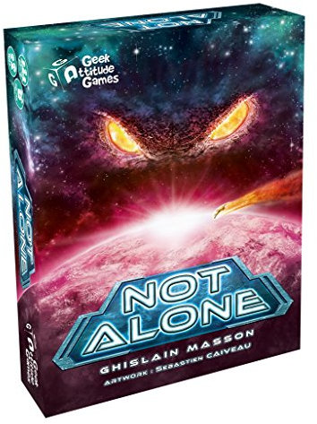 Asmodee Not Alone - Schwarz: Strategiespiel: Überleben im Weltraum - Brettspiel - Für 2 bis 7 Spieler - Ab 10 Jahren
