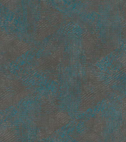 Rasch Tapeten Vliestapete (Grafisch) Braun blaue 10,05 m x 0,53 m Finca 416848