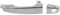 KarParts360 for Pontiac G8 Exterior Door Handle Front, Driver Side Chrome (2008-2009) | with Key Hole | Trim: Base/GT/GXP | GM1310182 | 92214647
