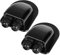 2 Pack of IP68 Waterproof Solar Cable Entry Gland by Restmo, Weather Resistant Dual Cable Entry Housing for Solar Panels of RV, Caravan, Marine, Boat, Cabin, Black