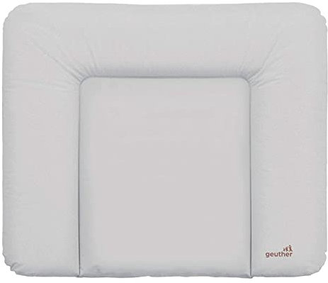 Geuther 5835 Wickelmulde Lena Passung: 85 x 75 cm Wickeltischunterlage geeignet für Wickelregal Clarissa & andere Wickeltische erhöhter Rand und Kopfschutz einfach abwaschbar Sprinkled grey
