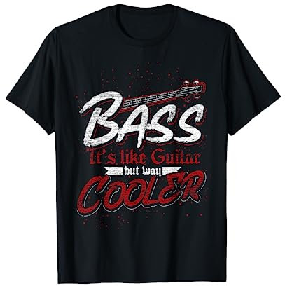 Suonatore Di Basso Elettrico Idea Regalo Chitarra Basso Maglietta
