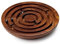 Ajuny Handgefertigtes Labyrinth-Brettspiel aus Holz, Puzzle-Labyrinth-Spiel für Kinder, Metall, Mind Travel Labyrinth, Ballspiel, ideal für Hand-Augen-Koordinationsgeschenk