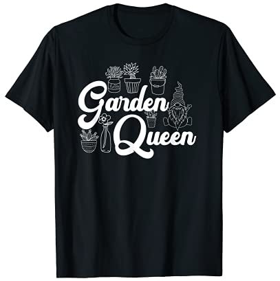 Garden Queen Whisperer Gardener Gnome I Love Gardening T-Shirt