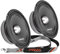 PRV AUDIO 2 altavoces 6MR250B-4 Slim de rango medio de 6.5 pulgadas, 250 vatios 4 ohmios, altavoz compacto para audio de coche para puertas con 1 cordón exclusivo (2 altavoces)