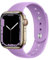 Cinturino Sportivo in Silicone Traspirante per Cinturino Apple Watch 42mm 44mm 45mm 49mm, Cinturini Elastico per iWatch Series 8 7 6 5 4 3 2 1 SE Ultra (Brevettato), Viola
