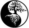 nbeads Arbre de Vie Décoration Murale en Métal, 30cm Yin Yang Mur Art Noir Tenture Murale Décor Silhouette Mur Art pour Chambre Salon Salle de Bains Bureau Jardin Hôtel Décoration Murale