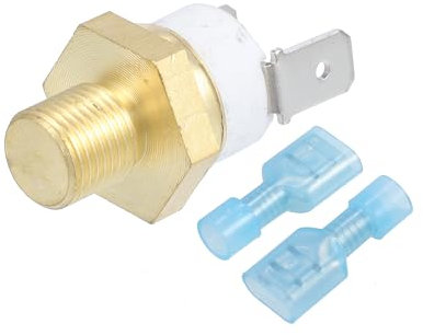 X AUTOHAUX Universal Automotive Radiator Engine Cooling Fan Temperature Thermo Sensor Switch 1/8'' NPT 145-160 Degrees on 124 Degrees Off