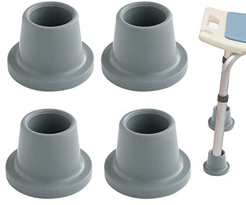 Stuhlfuss 4 Stück Schoner Ersatz Füße für Dusche Plätze Fußkappen Stuhlfuss Schoner für Duschstuhl 28mm