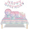 Mienocol Mermaid Party Tableware Set for Girls, 54pcs Napkins Plates Cups Tablecloth and Birthday Banner Decorations Supplies