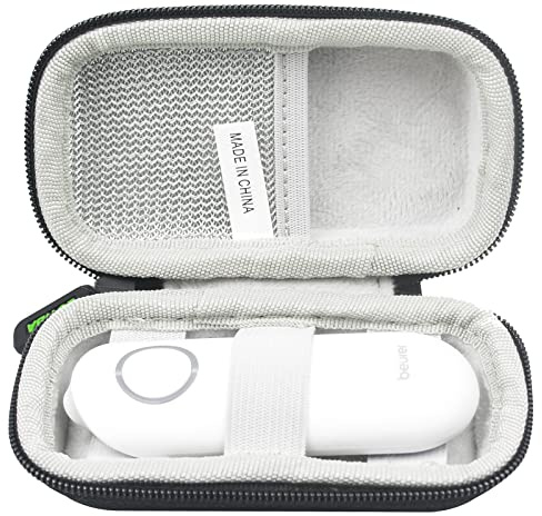 LUYIBA Tasche für Beurer BR 60/90/10 Insektenstichheiler, Tragbar, Hart, Reise Case, Etui, Hülle, Schwarz, EVA, Unisex, 1 Kompartiment, Reißverschluss, Einfacher Griff