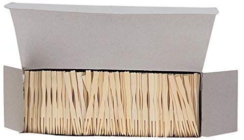 Natudeco 800Pcs Mini Fourchettes Jetables Fourchettes à Dessert Fourchette à Gâteau en Bois Ménage Vaisselle Jetable pour Dégustation Alimentaire Fruits Gâteaux Pâtisseries Desserts
