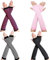 Scettar 4 Pairs Women Long Fingerless Gloves Warm Winter Mittens Long Gloves Wrist with Finger Holes Warmers Length Knitted Arm Warmers for Women Girls