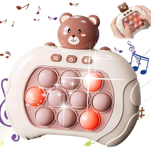 Bubble Sensory Squeeze Toys, Pop it Fidget Spielzeug, Bubble Sensory Fidget Toy, Pop it Elektronische Spielzeug, elektronisches sensorisches Spiel für frühe Entwicklung und Aufmerksamkeitstraining