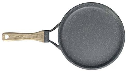 Cucioki Stone Frying Pan Non-Stick Cast Iron Pancake Pan for Gas Stove Induction Cooker Kitchen Cookware 28cm